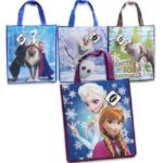 Disney Frozen Tote Bags Reusable Anna Elsa Sven Olaf Princess Grocery , Pack of 4