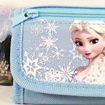 Disney Frozen Elsa Tri Fold Kids Wallet Light Blue