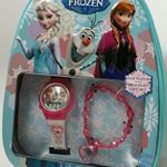 Disney Frozen LCD Watch with Bracelet Gift Set
