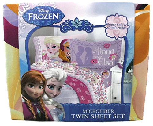 Disney Frozen Love Blooms Twin Sheet Set