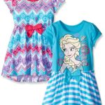 Disney Girls’ 2 Pack Frozen Elsa Dresses