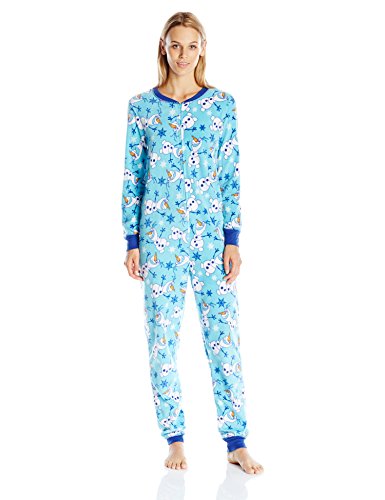Disney Women’s Frozen Olaf Flakes Unionsuit Pajama