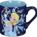 Disney DP4932G Frozen Elsa “Making Let it Go” Ceramic Mug Glitter, 14 oz, Multicolor