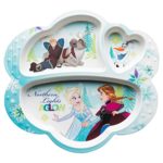 Zak Designs FZNC-0010 Disney Frozen Kids Divided Plates Girl