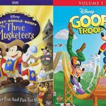 Mickey & Goofy & Donald Goofball Disney Characters Collection – Mickey, Donald, Goofy The Three Musketeers + Goof Troop: Volume 1 (27 Total Episodes / 1 Feature Film DVD Bundle)
