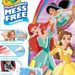 Crayola Color Wonder Disney Princess Coloring Book Pages & Markers, Mess Free Coloring, Gift for Kids