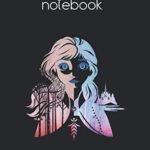Notebook: Disney Frozen 2 Anna Wind Notebook Composition Mix Blank and Graph Paper Lined Themed Planner 8.5 x 11 Inches 110 Pages Cute Flower Professional Business