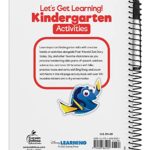 Disney Learning Let’s Get learning! Kindergarten Activity Book, Wipe Clean Workbook With Math, Letters, Handwriting, Addition & Subtraction Activities, Reusable Sticker Book for Kindergarteners