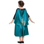 Disguise Disney Frozen 2 Anna Costume for Girls, Classic Dress and Cape Outfit, Teal & Black, Child Small (4-6x)