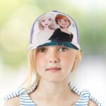 Disney Girls Baseball Cap, Frozen Elsa & Anna Adjustable Toddler 2-4 Or Girl Hats for Kids Ages 4-7 Purple