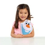 Disney Frozen 2 Character Head 16.5-Inch Plush Olaf, Soft Pillow Buddy Toy for Kids, Officially Licensed Kids Toys for Ages 2 Up by Just Play