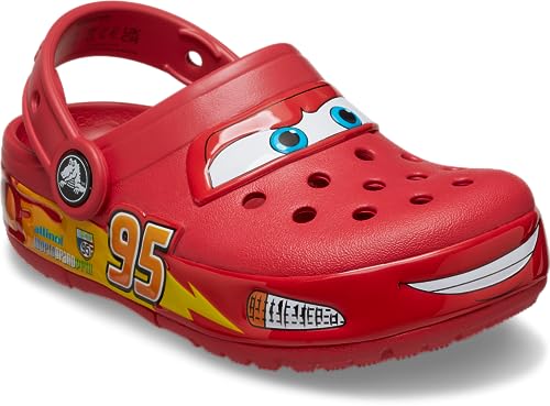 Crocs Crocband Cars Lightning McQueen Clogs, Light Up Shoes, Red, 11 US ...