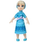 Disney Store Official Princess Elsa Once Upon a Story Mini Doll Playset, Frozen, 5 Inch Princess Dolls, Girl Toys, Princess Toys for Girls, 4 Year Old Girl Birthday Gifts