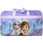 Disney Frozen Duffle Bag Set – Bundle with Frozen Duffle Bag, Stickers, More | Frozen Sleepover Set