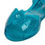 Frozen Anna Jelly Shoes, Official Disney Princess Costume Shoes with Snowflake Emblem, Kids Size 11/12 Medium