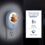 Disney Frozen, Anna and Elsa, II MySelect LED Night Light, Motion Sensor, Dusk to Dawn, Girl’s Room Decor, UL-Listed, Ideal for Bedroom, Nursery, Bathroom, 44473