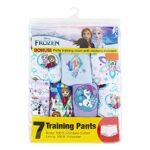 Disney Frozen Toddler Girls 7-PK Potty Training Pants with Success Tracking Chart and Stickers Sizes 2T, 3T, 4T, Frozen7pk