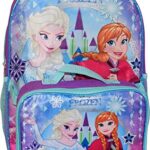 Group Ruz Frozen Anna, Elsa 16 Backpack with Detachable Matching Lunch Box