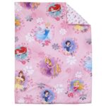 Disney Pretty Princess Toddler Bed, 4 Piece Set, Pink