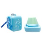 Lip Smacker Disney Frozen 2 Cube Keychain Flavored Lip Balm, Elsa, In My Ele-Mint, Clear, For Kids