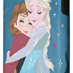 iPhone XR Disney Frozen Anna and Elsa Sister Hug Slate Blue Case