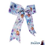 LUV HER Disney Frozen Hair Bows For Girls – One Large Printed Hair Bow Featuring your Favorite Frozen Characters – Alligator Clip – Large Bows for Daily Styling or Special Occasions, Ages 3+