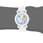 Disney Princess Kids’ Plastic Time Teacher Analog Quartz Silicone Strap Watch