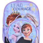 Fast Forward Disney Frozen Backpack With Lunch Box for Kids |Elsa and Anna Insulated Lunch Bag Lunch Box for Girls, Boys, Toddlers | Frozen Backpack for School and Reusable Lunchbox