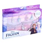 LUV HER Frozen Add A Charm Toy Bracelet and Costume Jewelry Box Set with 1 charm bracelet & 5 interchangeable charms – Ages 3+