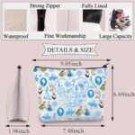 BDPWSS Princess Elsa Makeup Bag Princess Elsa Lover Gift Elsa & Anna Fan Gift Let It Go Toiletry Bag Olaf Lover Gift (Let It Go)